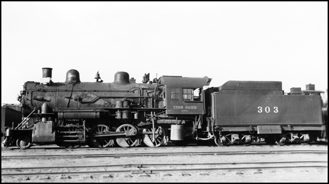 UP 303, 2-8-0 locomotive built by Baldwin with Builder Number of 31068 