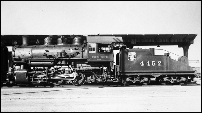Union Pacific #4452,  0-6-0 at Denver Colorado.