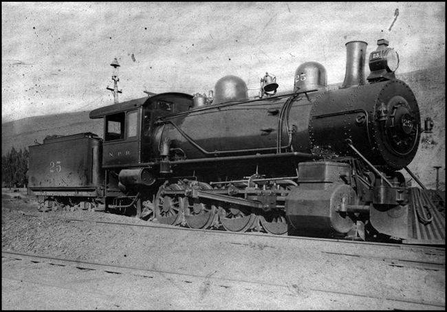 NP 25, Class Y-1, Consolidation locomotive at Missoula, MT