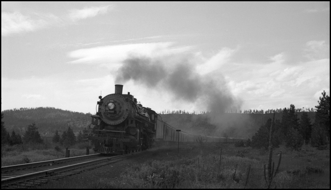 NP Train 2nd No. 1 with NP 2609, Class A between Evero and Schely, MT.