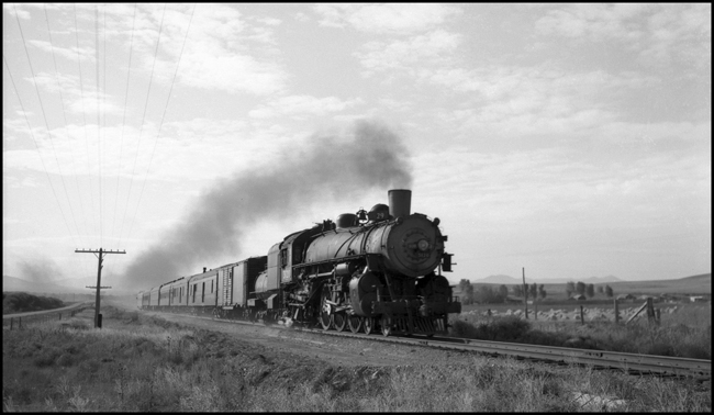UP Train No. 29 with UP 3120 between Dillon and Glen, MT
