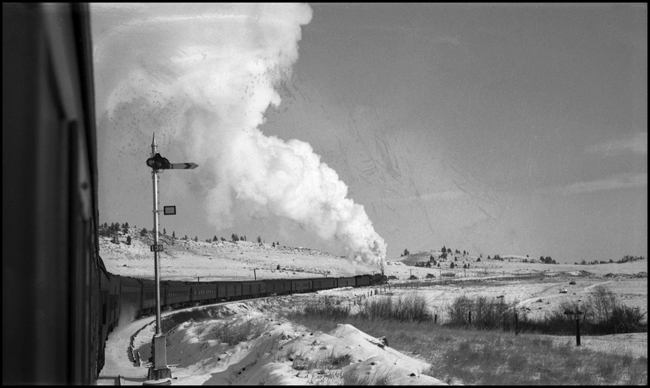 NP 2nd No. 3 with NP 2606, Class A locomotive west of Austin, MT