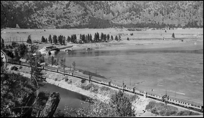 MILW 2nd No. 155 leaving Bonner Jct, MT.