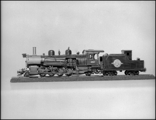 Ray Norton's HO model narrow gauge 2-8-2 lettered for his 