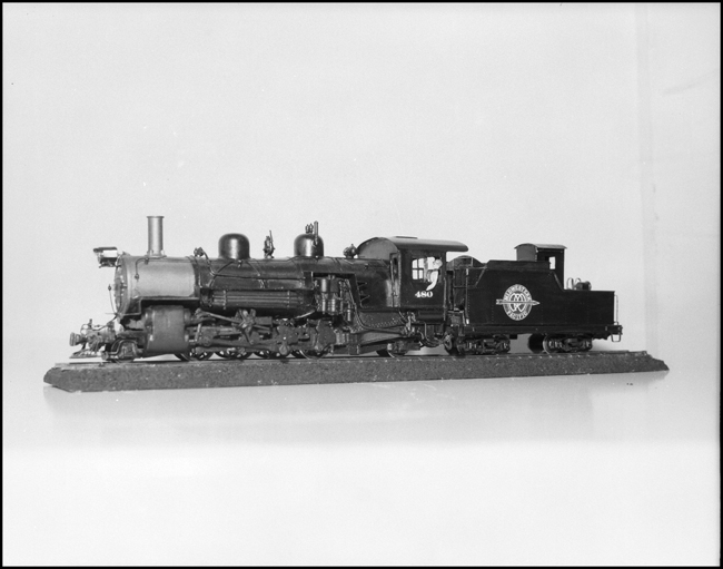 Ray Norton's HO model narrow gauge 2-8-2 lettered for his 