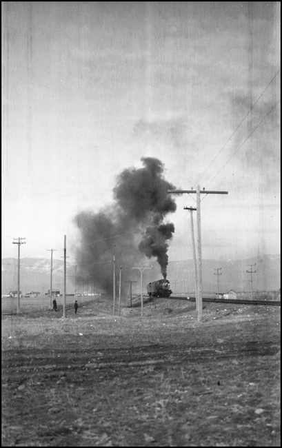 NP X271W, test train with 4-6-0 no. 271, near Post, MT.