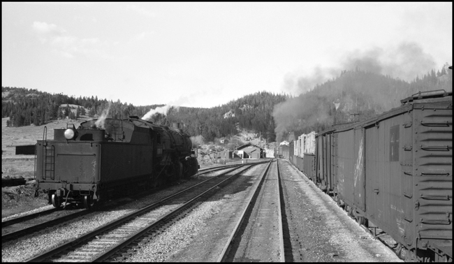 NP XE and outbound helper at Blossburg, MT