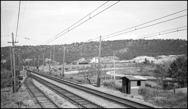 MILW No. 15 in the distance from Soudan, MT.