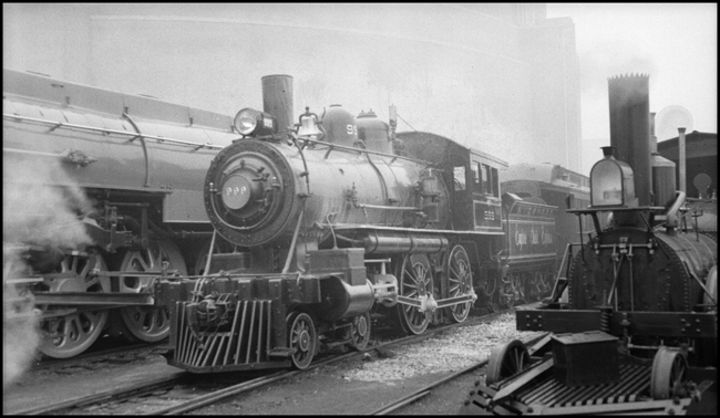 NYC&HR 999, 4-4-0, locomotive on Display at the NY Worlds Fair