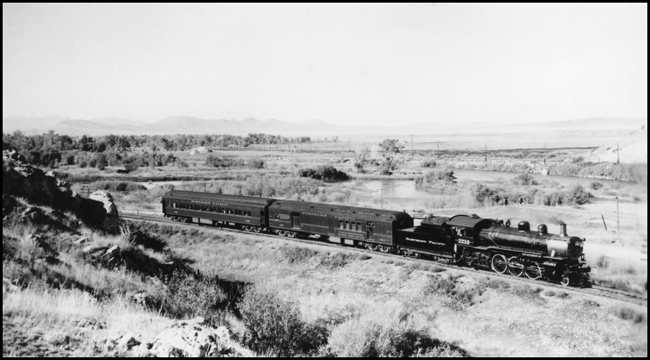 NP Train No. 221  pulled by NP 2213 Class Q-4 locomotive near Trident, MT.
