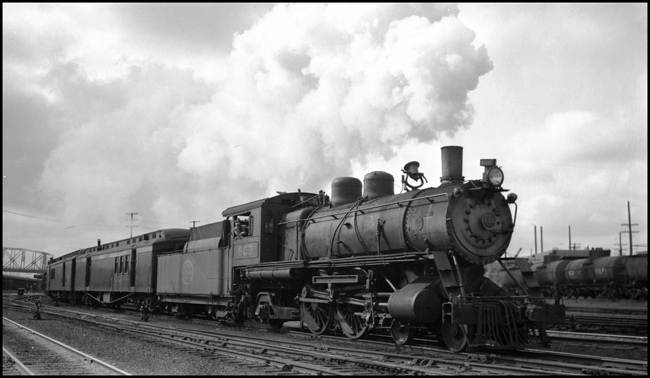 SPS Train No. 21 with SPS 603 , 4-4-2 in Portland, OR