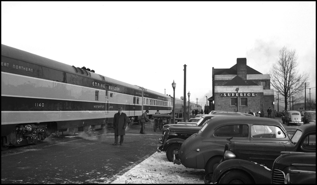 GN Exhibition Empire Builder at Superior, WI