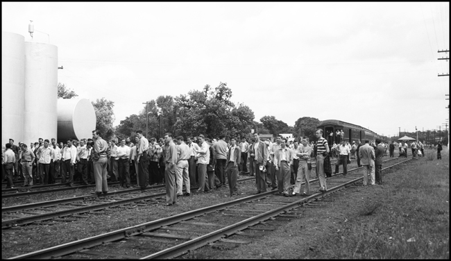 Passenger extra 1859 east, ERTI special.  The meaning of ERTI is unknown, but Eastern Railroad Telegraph Institute may be conjectured.  The passengers on this train were Nixon's students.  He may have been teaching them telegraphy, but it may also have been more general railroad technology.