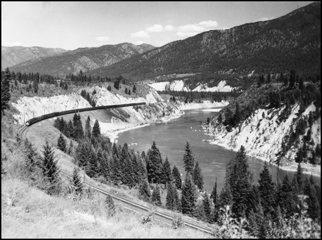 NP Train No. 2 near Tuscor, MT