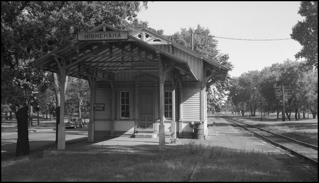Milwaukee Railroad Depot at Minnehaha, Minnesota near St. Paul.  