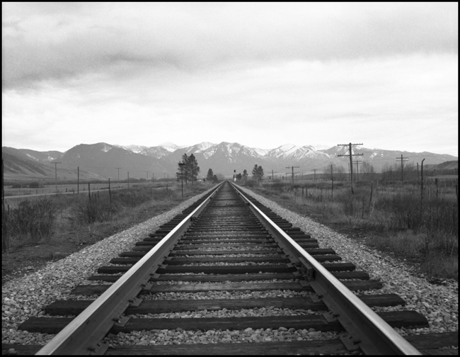 The Northern Pacific Right of Way at Ravalli, Montana.