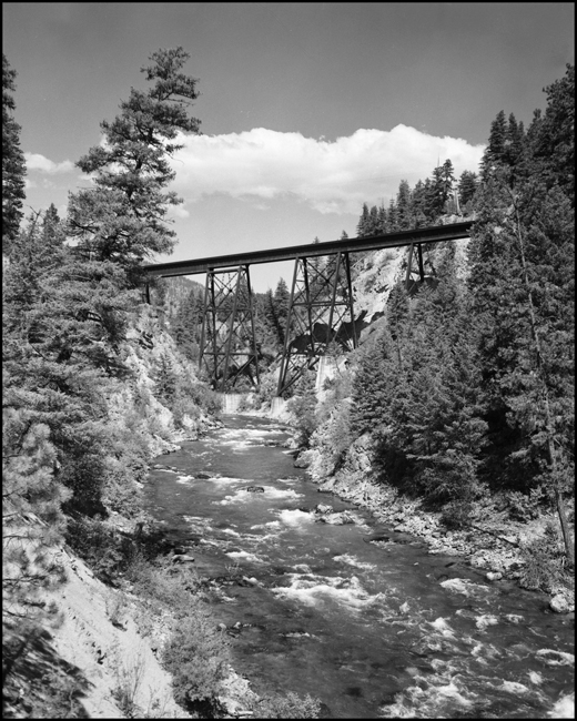 The Rivulet Trestle near Rivulet, Montana.
