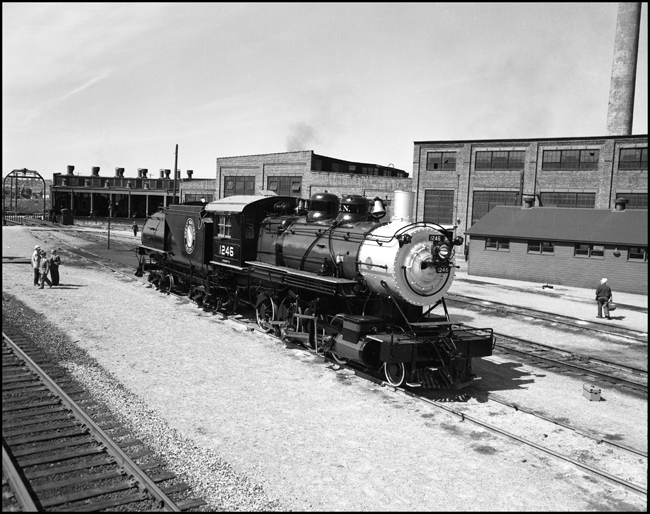 GN 1246, F-8, 2-8-0 at Interbay, WA (West Seattle)