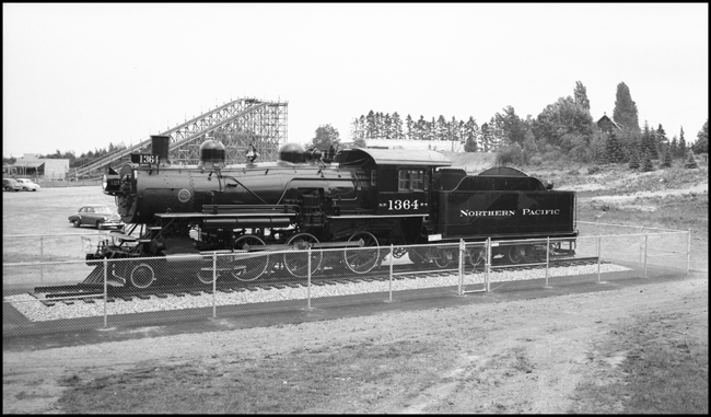 NP 1364, Class S-4 Baldwin 4-6-0, Display at Point Defiance Park, Tacoma.