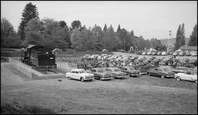 NP 1364, Class S-4 Baldwin 4-6-0, Display and dedicaton at Point Defiance Park, Tacoma.