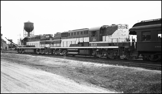 Alco DL 600 and DL 601, Alco RSD7 demonstrator locomotives at Garrison, MT.