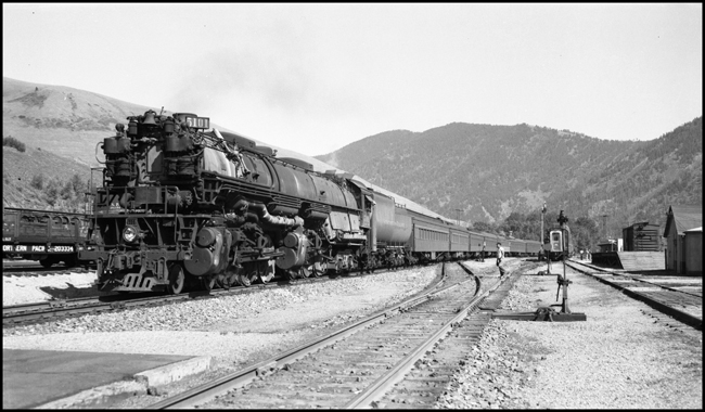 NP 5101, 4-6-6-4 Challenger Class Z-6, 2nd train No.1 at Missoula, MT.