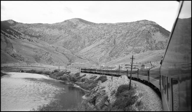 View from Train No. 25, North Coast Limited west bound near Sappington, MT