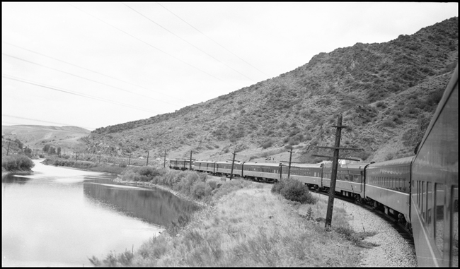 View from Train No. 25, North Coast Limited west bound near Cardwell, MT