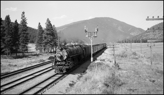 NP Train 2nd No. 1 with NP 2687, Class A-5 near Missoula, MT.