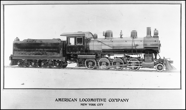 YPR 3, builders photo of a 2-8-0 locomotive build by the American Locomotive Works.