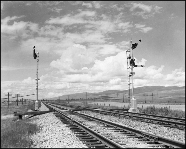 Semaphore No. 1247 near DeSmet, MT