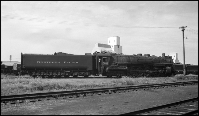 NP 2681, 4-8-4 Class A-5, at Mandan, ND.