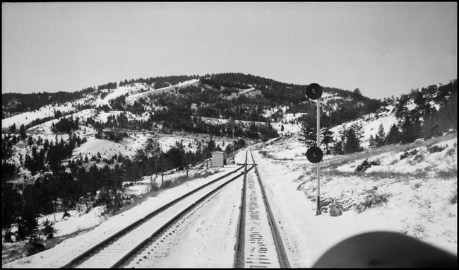 CTC switch near Skyline, MT, west of Helena.