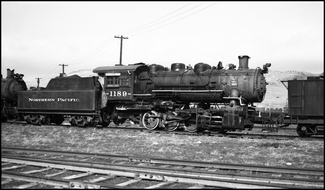 NP 1189, Class G-2 on storage track east of Livingston roundhouse. 