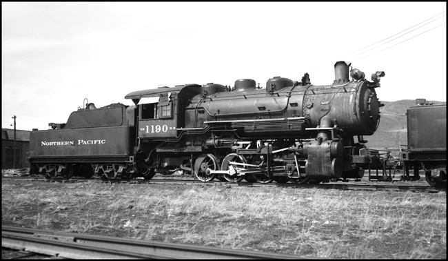 NP 1190, Class G-2 on storage track east of Livingston roundhouse. 