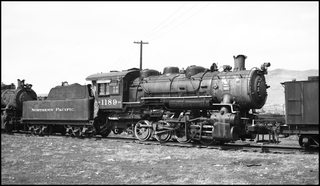 NP 1189, Class G-2 on storage track east of Livingston roundhouse. 