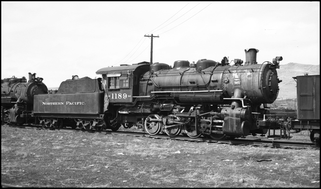 NP 1189, Class G-2 on storage track east of Livingston roundhouse. 