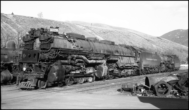 NP 5120, Class Z-6 on storage track at Missoula, MT.