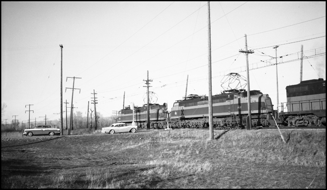 Milwaukee Road train No. 264 leaving Three Forks, MT.