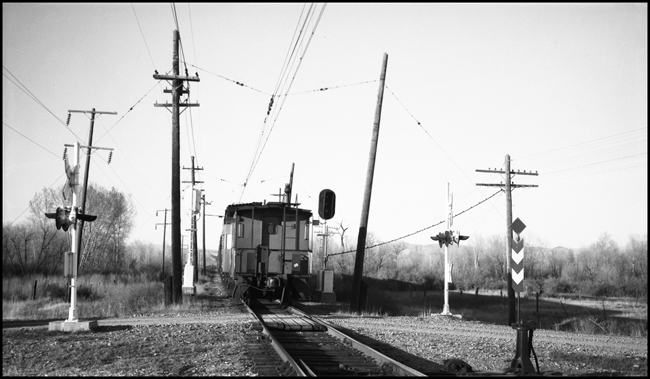Milwaukee Road train No. 264 leaving Three Forks, MT.