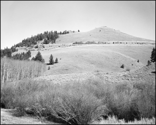 Milwaukee Road train No. 264 near Grace, MT.