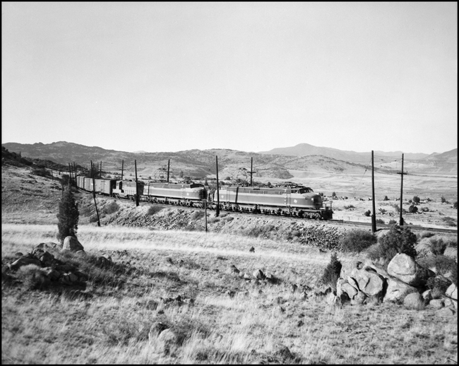 Milwaukee Road train No. 264 near Cedric, MT.