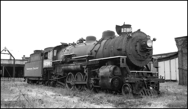 NP 1706, 2-8-2 Mikado class W-3 at the Auburn, WA. Roundhouse.