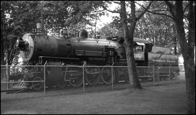 NP 2152, 4-6-2 Pacific class Q-3 on display at Auburn, WA.