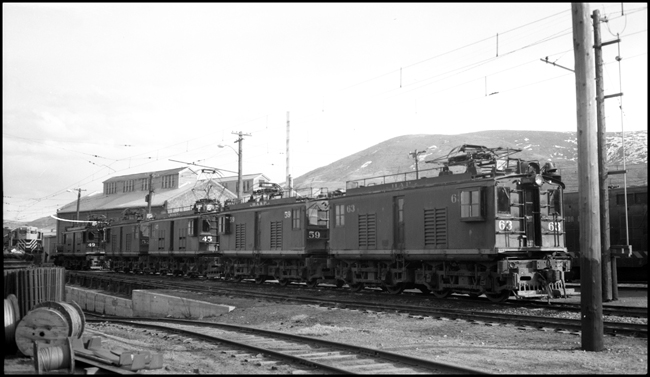 BAP 63, electric locomotive at Anaconda, MT.