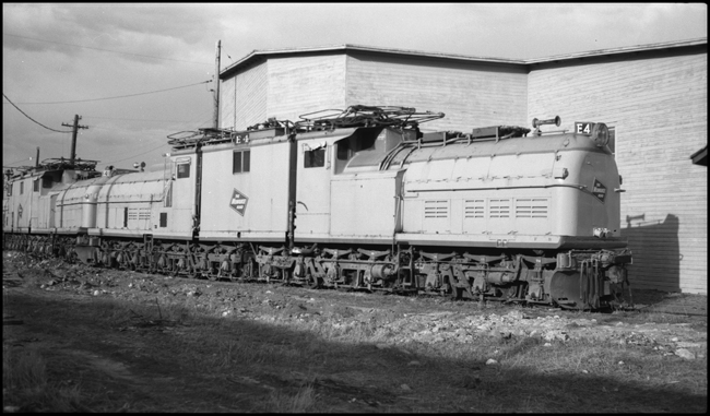 MILW E-4 electric locomotive at Deer Lodge, MT.