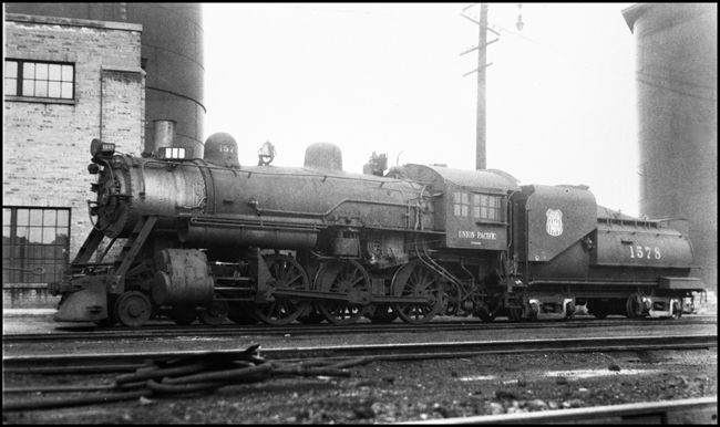 UP 1578 , 4-6-0 locomotive at Salt Lake City, UT.