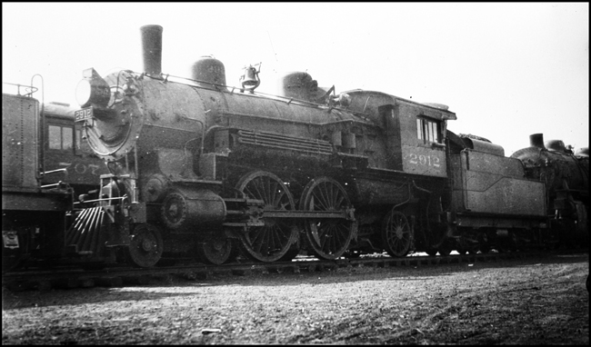 SOO 2912, 4-4-2 locomotive at Minneapolis, MN.