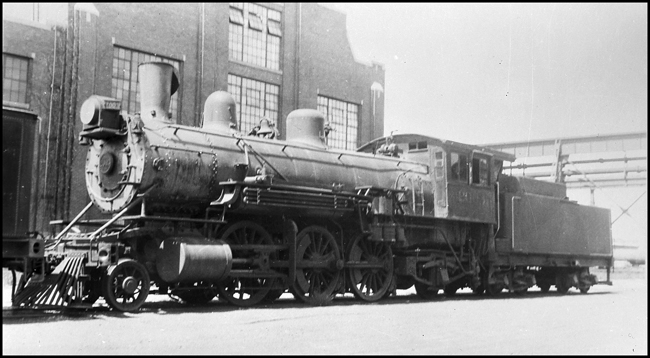 CBQ 2003, 2-6-2 locomotive at Denver, CO.