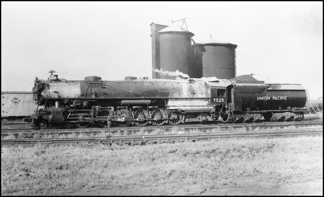 UP 9035, 4-12-2, Union Pacific style locomotive at Council Bluffs, IA.